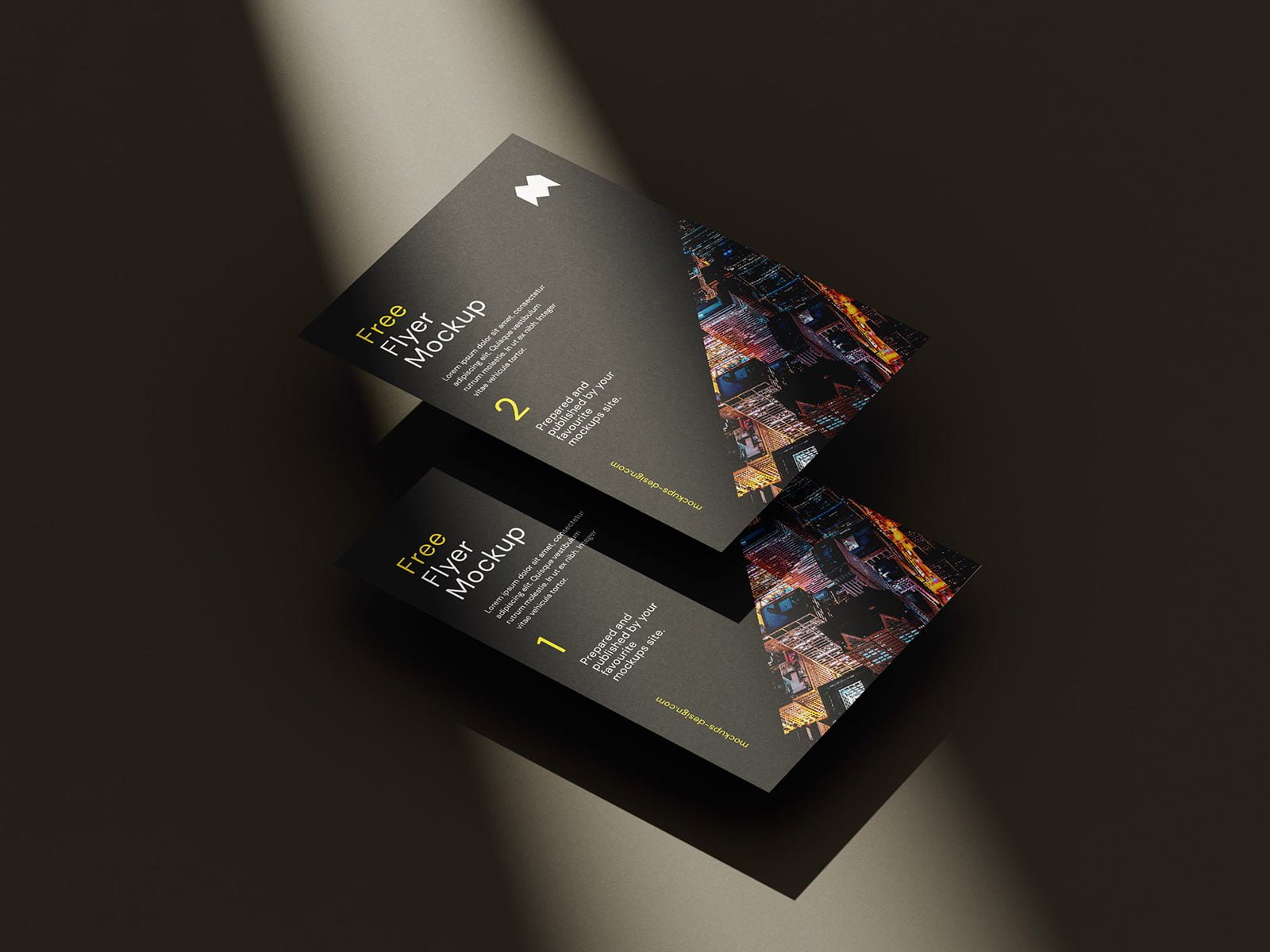 Free A4 Flyer Mockup 4